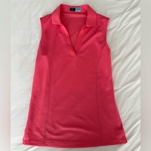 PGA Golf Women’s Airflux Sleeveless Tank Top in Pink Lemonade